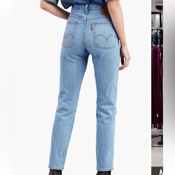 Levi's Wedgie Icon Fit High Waist Ankle Jeans - Picture 7 of 8